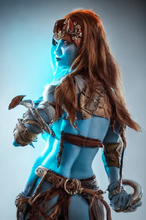 Prompt: a female DND firbolg, high resolution film still, 8k, HDR colors, cosplay, studio lighting