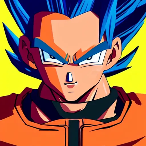 Image similar to face icon stylized minimalist dragon ball super, loftis, cory behance hd by jesper ejsing, by rhads, makoto shinkai and lois van baarle, ilya kuvshinov, rossdraws global illumination