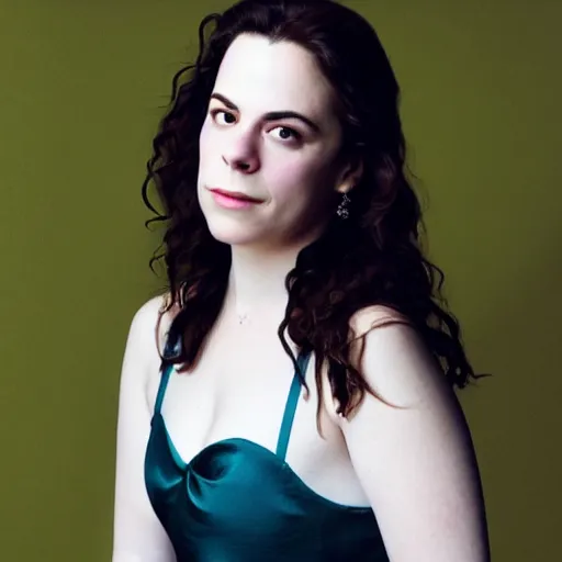 Prompt: a portrait of emily hampshire