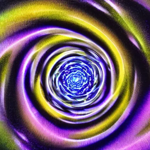 Prompt: Spiral From the edges to the center into infinity hyperdetailed hyperrealism astral cosmic dystopian ethereal galactic intricate dark, encased in a crystal cube