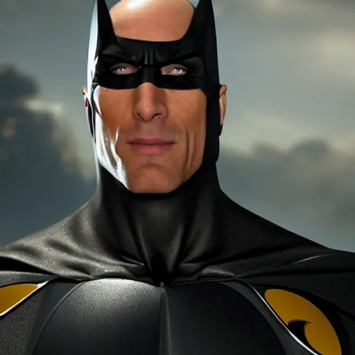 Image similar to Johnny sins as Batman 4K quality super realistic photorealism