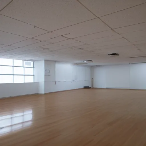 Image similar to the big empty room, liminal space