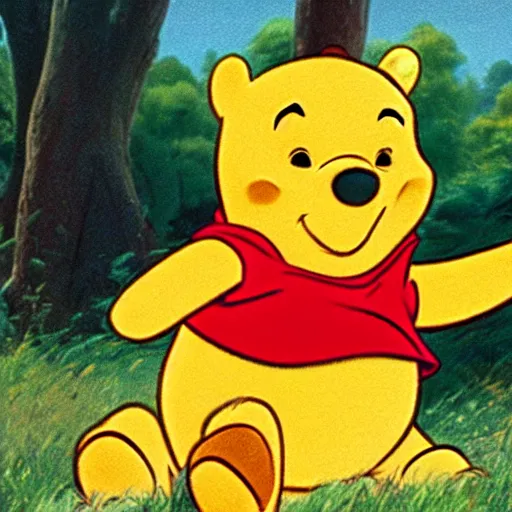 Prompt: winnie the pooh copyrights himself