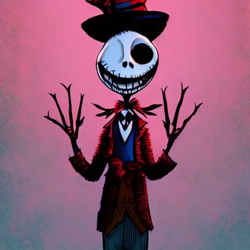 Prompt: a clown by tim doyle, from nightmare before christmas | detailed | elegant | trending on artstation