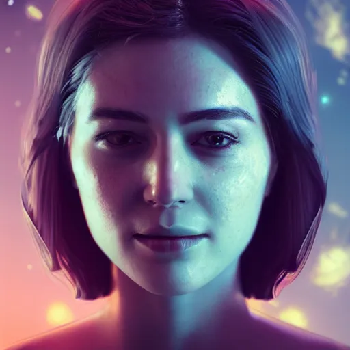 Prompt: woman portrait made out of galaxies floating in space, saturn, highly detailed, beautiful, realistic, epic comic book art, unreal engine, octane render