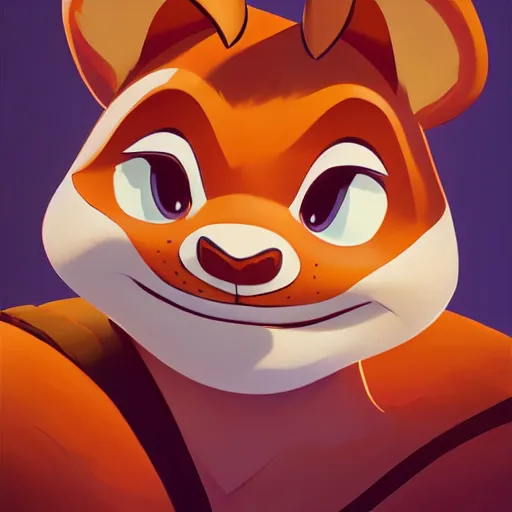 Image similar to face icon stylized minimalist chip'n dale : rescue rangers, loftis, cory behance hd by jesper ejsing, by rhads, makoto shinkai and lois van baarle, ilya kuvshinov, rossdraws global illumination