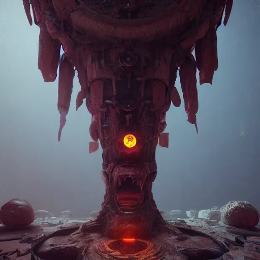 Prompt: ancient gear beast art by mike winkelmann, power auras, sigils, tattered cloth robes, substance 3 d painter, pbr textures, physical based rendering, cinematic, hyper realism, high detail, octane render, unreal engine, 8 k, vibrant colors, smooth gradients, high contrast, depth of field, aperture