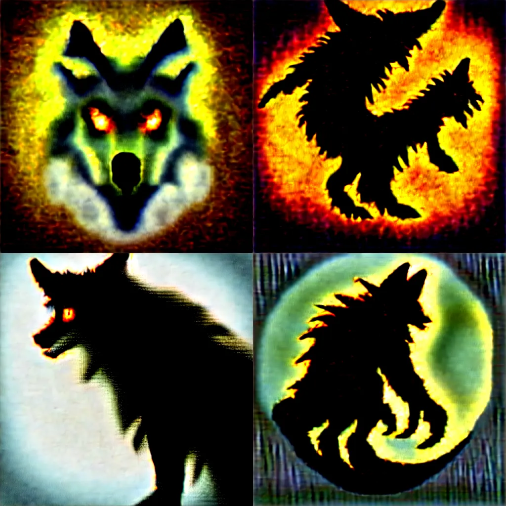 Image similar to werewolf