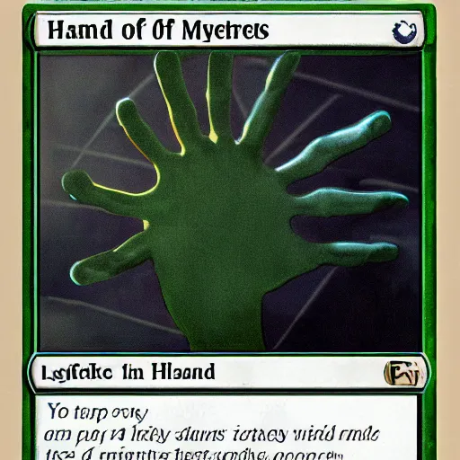 Prompt: Hand of the Mysteries