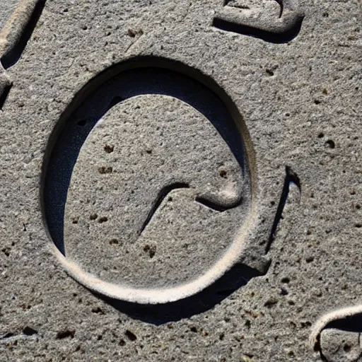 Image similar to letter s in the shape of a stone