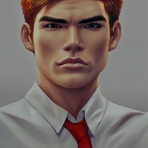 Prompt: photo of Archie Andrews, realistic, sharp focus, 8k high definition, insanely detailed, intricate, elegant, art by stanley lau and artgerm