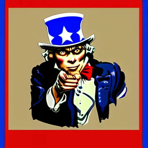 Prompt: uncle sam, real life picture, realistic