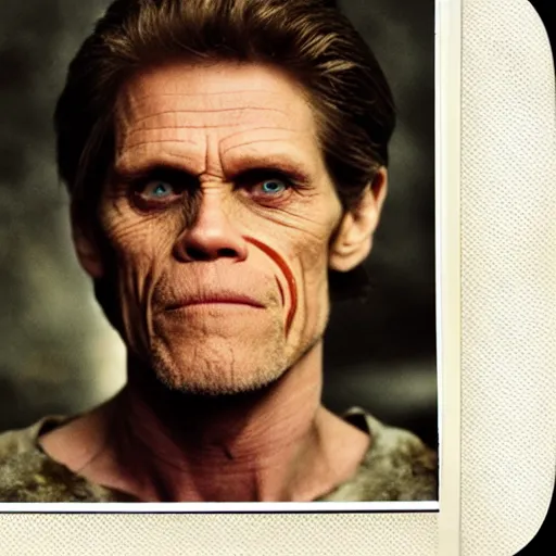 Image similar to polaroid shot of william dafoe in game of thrones audition