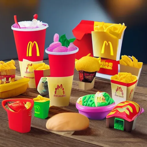 Image similar to McDonalds happy meal toys