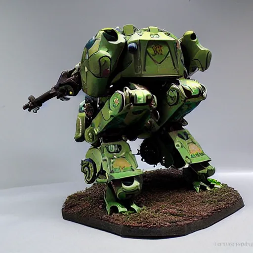 Prompt: behemoth armored turtle mech