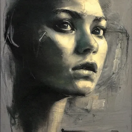 Image similar to photo of young woman by guy denning