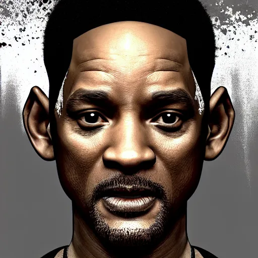 Prompt: eighties will smith as a zombie, 7 days to die zombie, fine art, award winning, intricate, elegant, sharp focus, cinematic lighting, highly detailed, digital painting, 8 k concept art, art by guweiz and z. w. gu, masterpiece, trending on artstation, 8 k