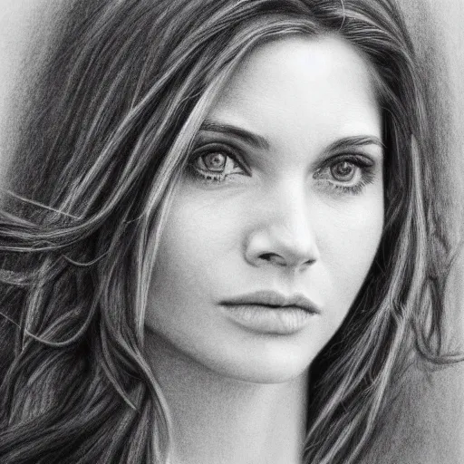 Image similar to a realistic close - up portrait of a celebrity, charcoal drawing, intricate, high definition, 4 k, trending