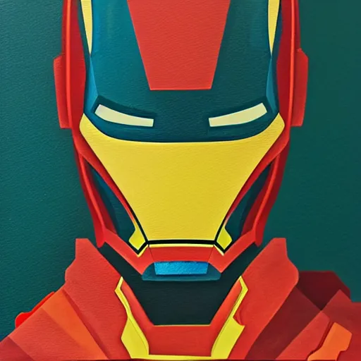 Image similar to Iron Man profile picture by Sachin Teng, asymmetrical, Organic Painting , Matte Painting, geometric shapes, hard edges, graffiti, street art:2 by Sachin Teng:4