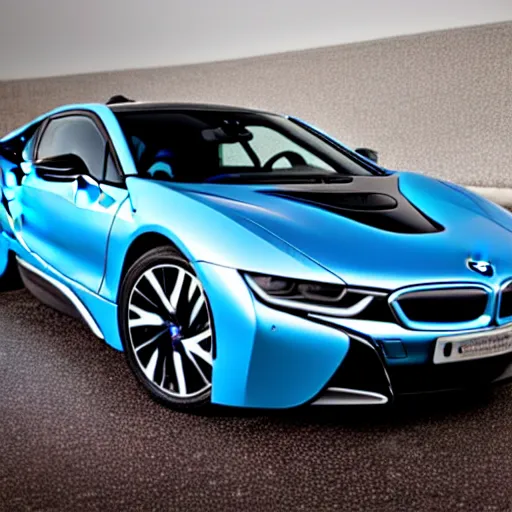 Prompt: bmw i 8 as toy