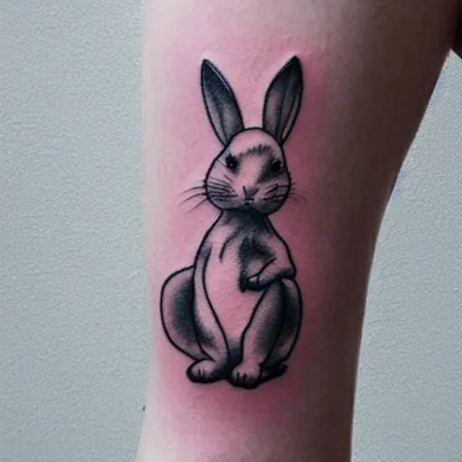 4 Rabbit Temporary Tattoos - Etsy