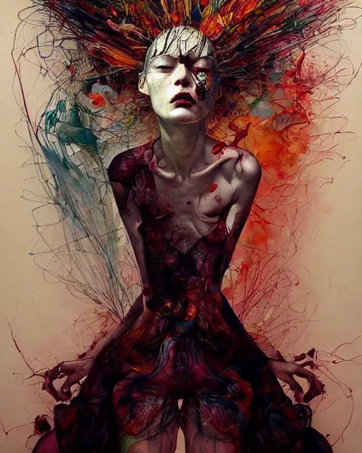 Image similar to human reason can excuse any evil ; that is why it ’ s so important that we don ’ t rely on it. in the style of adrian ghenie, esao andrews, jenny saville, ( ( ( edward hopper ) ) ), surrealism, dark art by james jean, takato yamamoto