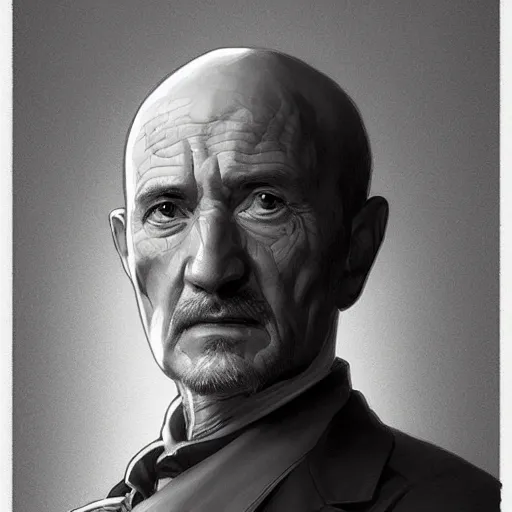 Image similar to portrait of John Locke from Lost as a detective, highly detailed, digital painting, artstation, concept art, sharp focus, illustration, art by artgerm and greg rutkowski and alphonse mucha