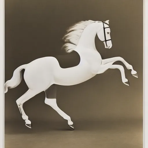 Prompt: a galloping horse, by horst-p-horst