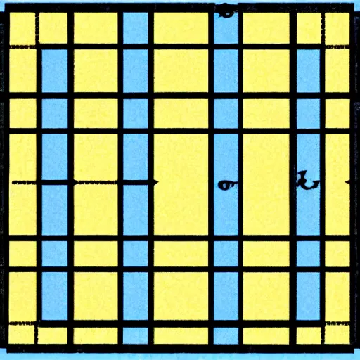 Prompt: a rectangle with two intersecting diagonal lines in the middle, the top and bottom lines are straight while the left and right lines are curved slightly.
