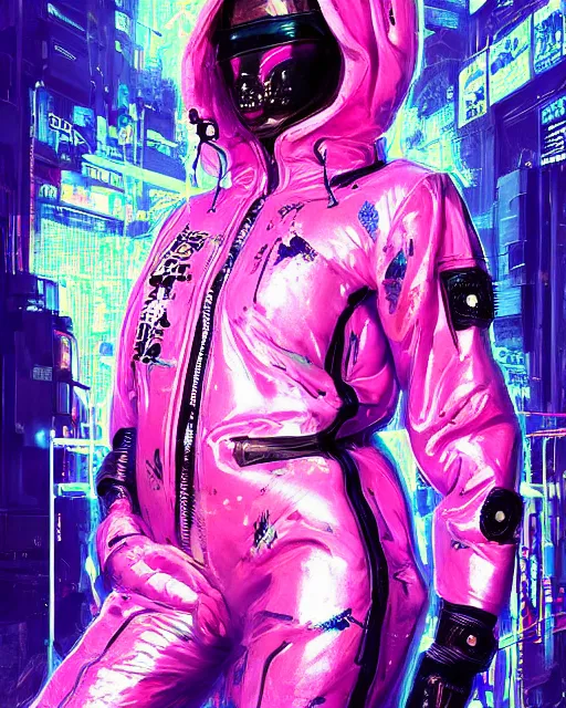 Image similar to detailed portrait Neon Operator Girl, cyberpunk futuristic neon, reflective catsuit, decorated with traditional Japanese ornaments by Ismail inceoglu dragan bibin hans thoma !dream detailed portrait Neon Operator Girl, cyberpunk futuristic neon, reflective puffy coat, decorated with traditional Japanese ornaments by Ismail inceoglu dragan bibin hans thoma greg rutkowski Alexandros Pyromallis Nekro Rene Maritte Illustrated, Perfect face, fine details, realistic shaded, fine-face, pretty face