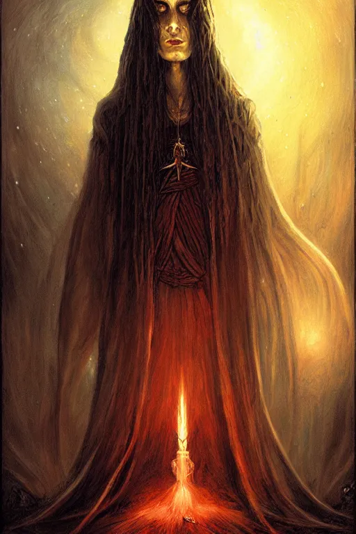 Prompt: feanor silmarillion by seb mckinnon