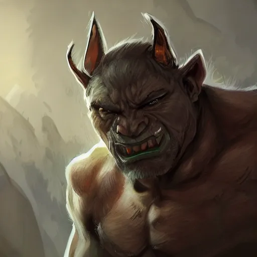 Prompt: an orc, furry art, furaffinity, extremely detailed, digital painting, artstation, concept art, smooth, sharp focus, illustration, incredible art