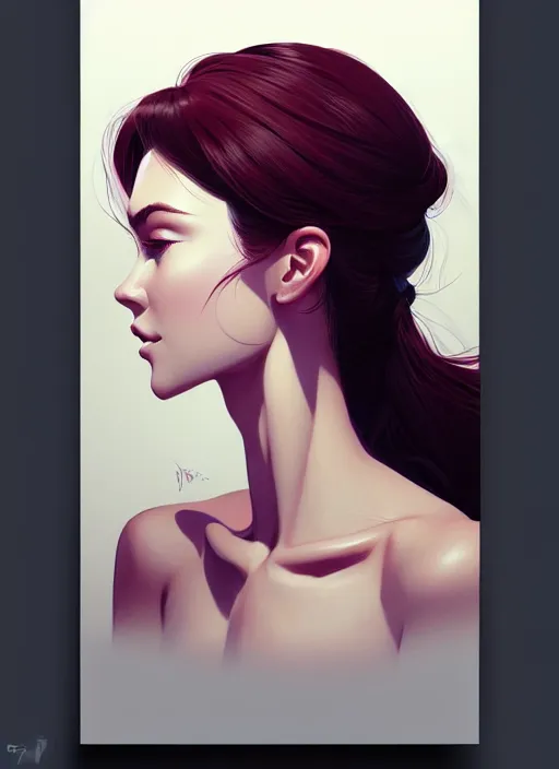 Prompt: 3 / 4 view of a portrait of woman, confident pose, intricate, elegant, sharp focus, illustration, highly detailed, concept art, matte, trending on artstation, anime, art by james jean and artgerm and brian despain, ilya kuvshinov, strong strokes,