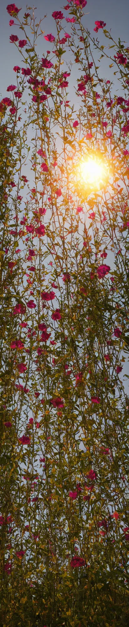 Image similar to vertical sundown flowers