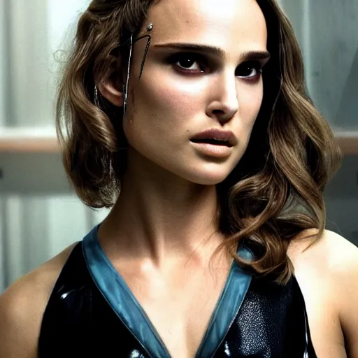 Prompt: Cyberpunk Natalie Portman