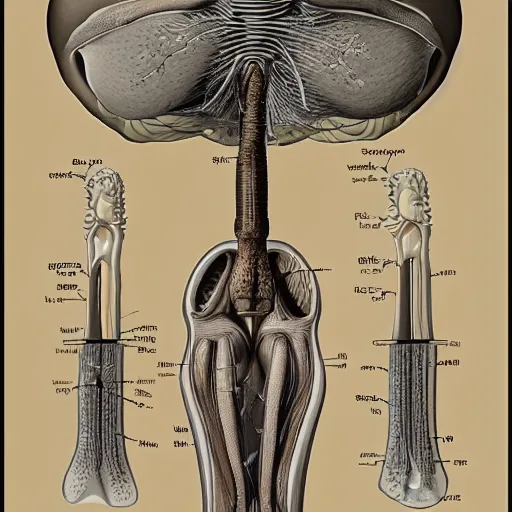 Prompt: educational and detailed anatomical illustration of a table lamp