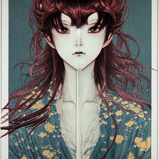 Image similar to prompt : portrait soft light painted by takato yamamoto and james jean, magical eyes, inspired by sailor moon anime, smooth face feature, intricate oil painting, high detail, sharp high detail, manga and anime