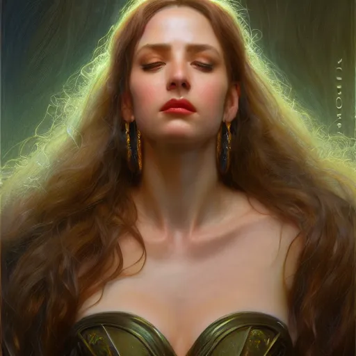 Image similar to muse by donato giancola, fantasy, photorealistic, octane render, unreal engine, dynamic lighting, cute face, beautiful girl, beautiful, wlop, cute, perfect factions, perfect woman, trending on artstation, poster, volumetric lighting, very detailed faces, 4 k, award winning