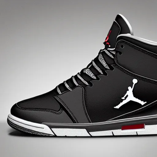 Image similar to jordan sneakers based off dark souls