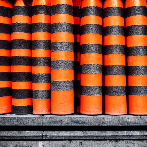 Image similar to Steel texture of traffic cones, white background