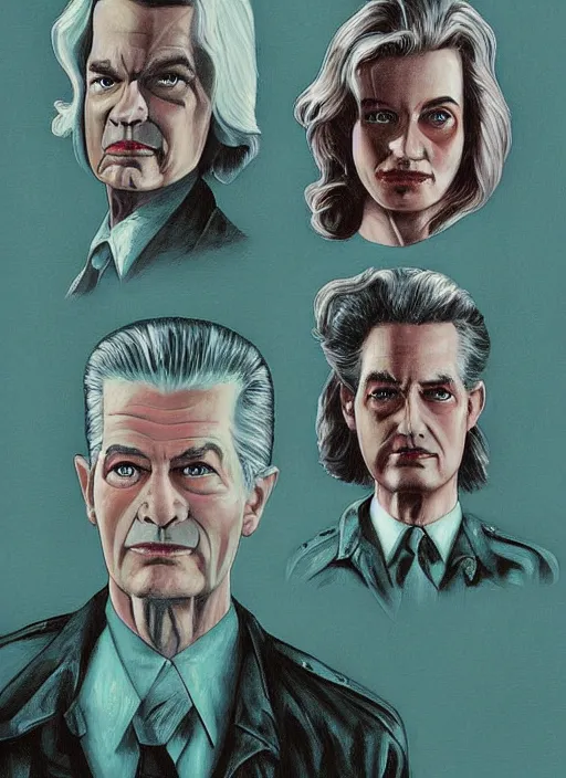 Image similar to Twin Peaks artwork by Robert Hunt