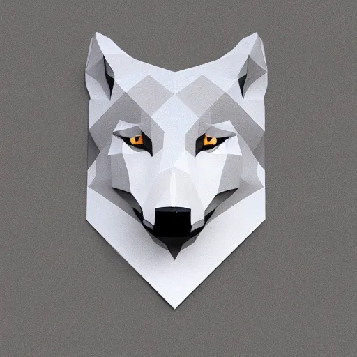 Image similar to Low poly wolf