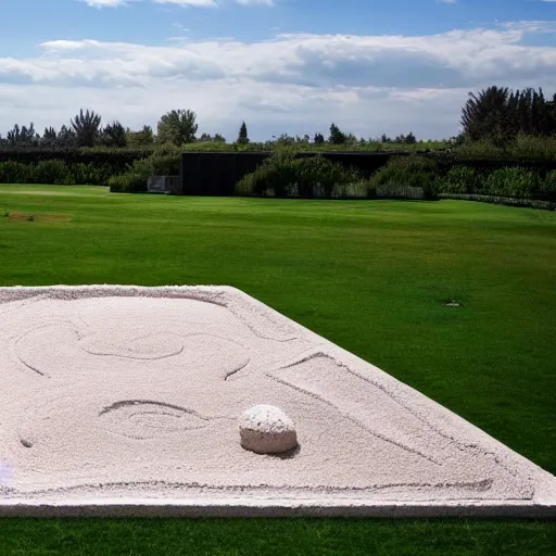 Image similar to a 1 million tensor sandwich coming alive , stunning sky, zen sand carved lawn, drawing by Giacomo Burattini and Shania McDonagh and grok. it all, 8k