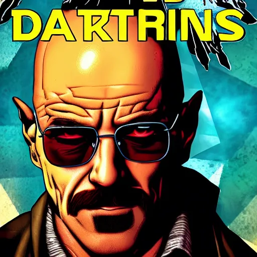 Prompt: dark gritty breaking bad comic book by Garth Ennis cover art