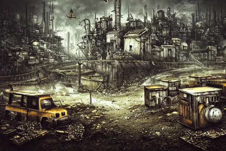 Image similar to elegance, gothic river favela honeybee hive, urban environment, industrial factory, apocalyptic, somber, award winning art, epic dreamlike fantasy landscape, ultra realistic,