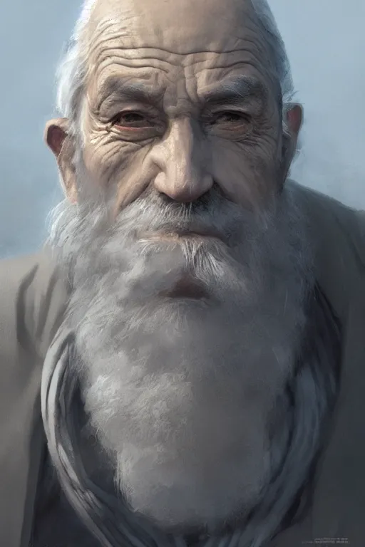 Image similar to portrait, one old Fischer man, Single face, dramatic lighting, cinematic, establishing shot, extremly high detail, photo realistic, cinematic lighting, post processed, concept art, artstation, matte painting, style by eddie mendoza, raphael lacoste, alex ross