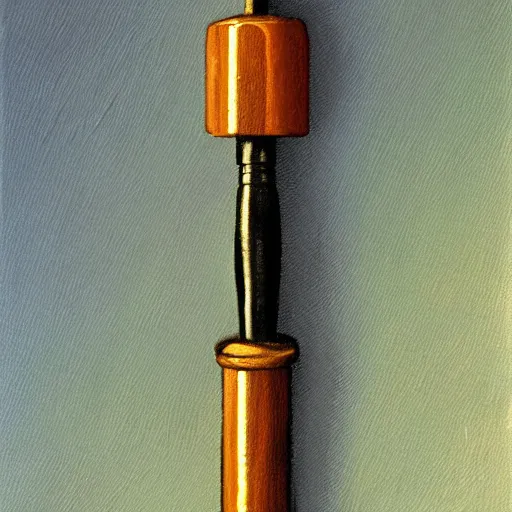 Prompt: ” an oil painting of a screwdriver, in the style of leonardo da vinci ”