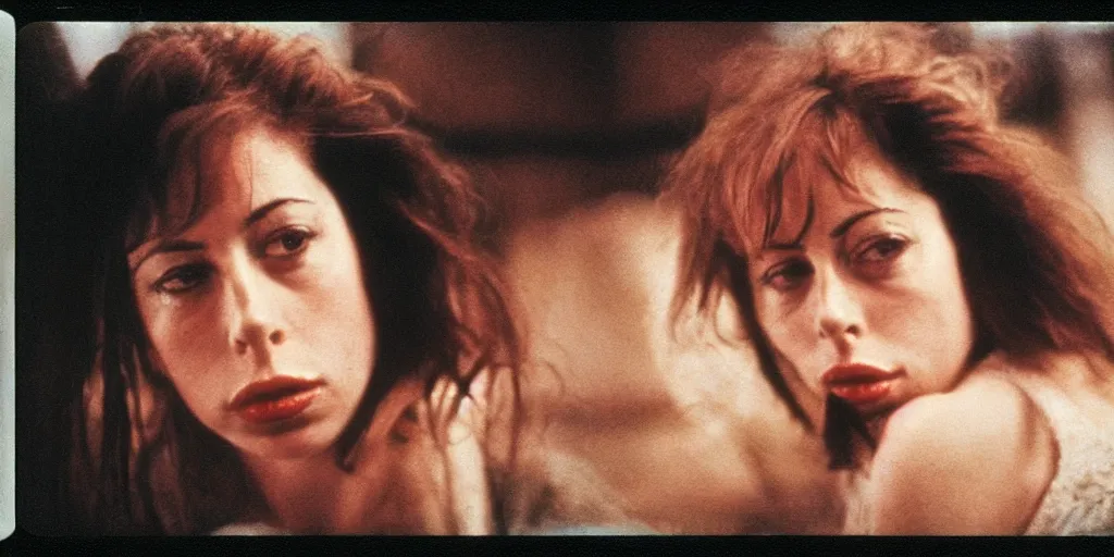 Prompt: detailed medium format photo, polaroid still from tarkovsky movie, of christy canyon, high production value, intricate details, 8 k resolution, hyperrealistic, hdr, photorealistic, high definition, tehnicolor, award - winning photography, masterpiece, amazing colors