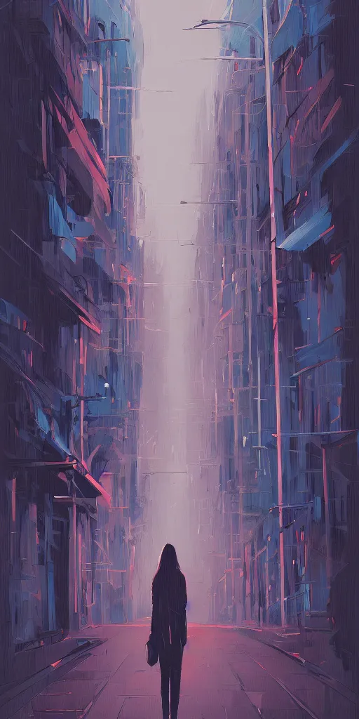 Prompt: i've been on my own for long enough, by alena aenami