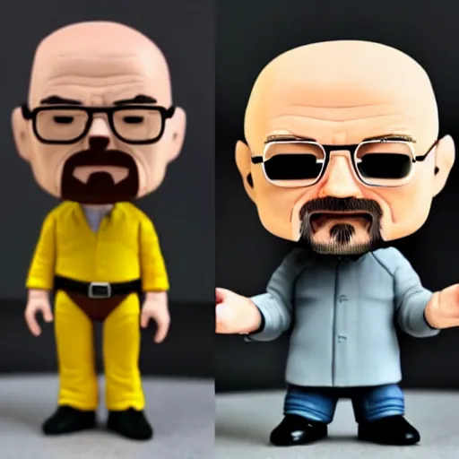 Prompt: walter white as a funko pop